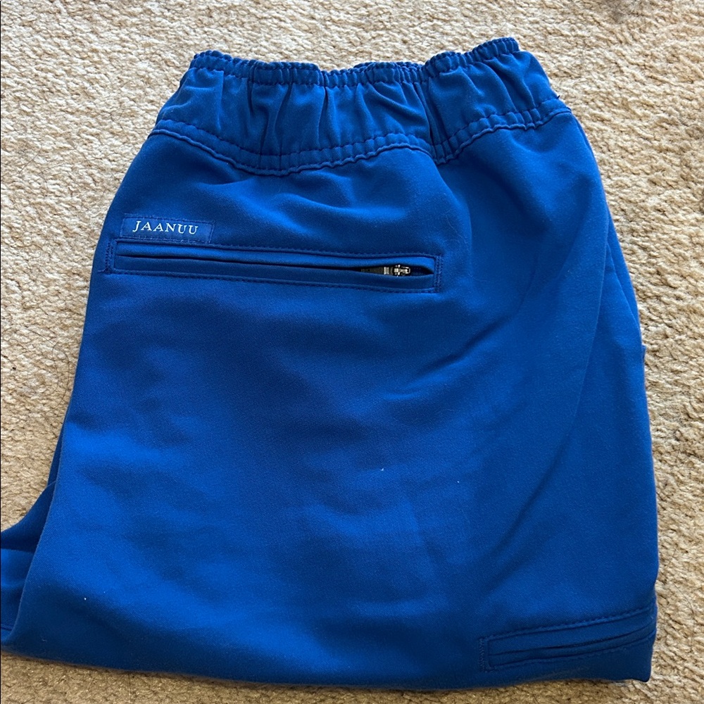 Jaanuu Royal Blue Scrub Pants